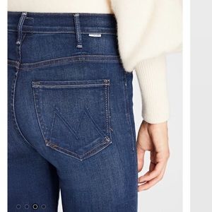 Nwt mother hustler ankle frayed jeans